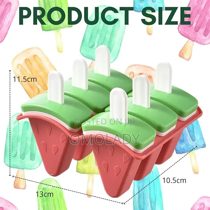 6 in 1 Ice Lolly Maker - Watermelon