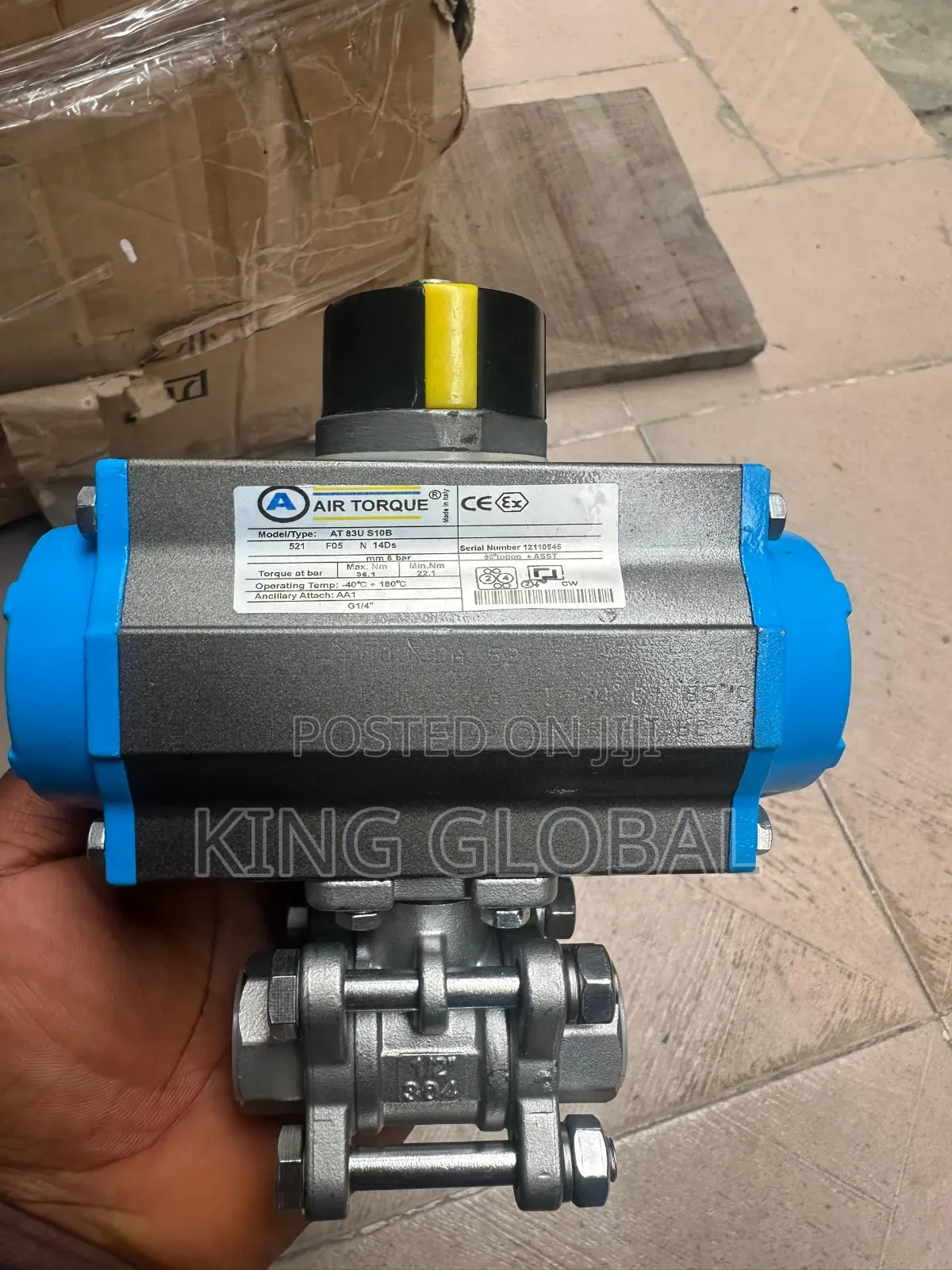 Actuator Ball Valve ( Model Type: At 83u S10b)