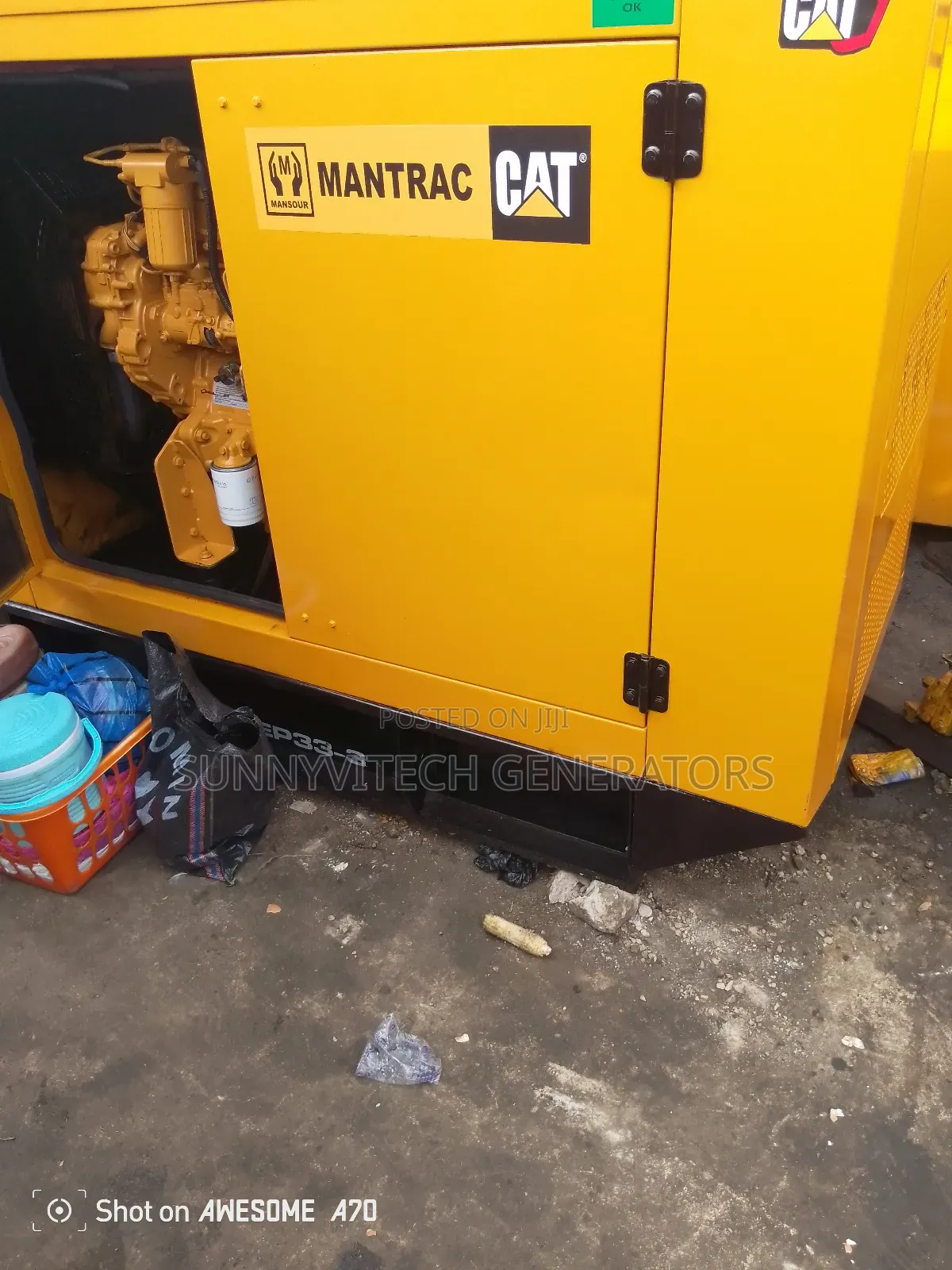 30kva Generator Mantrac Super Silence Almost New One