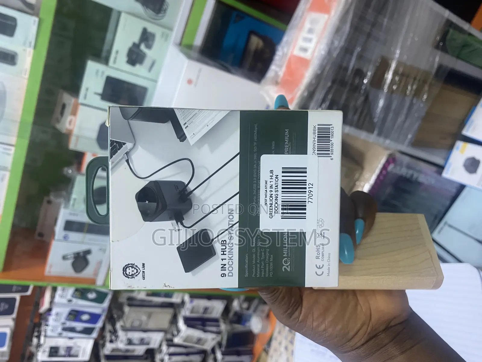 Green Lion 9 in 1 Hub Docking Station