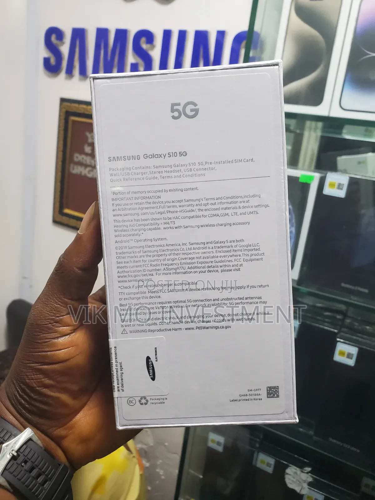 New Samsung Galaxy S10 5G 256 GB White