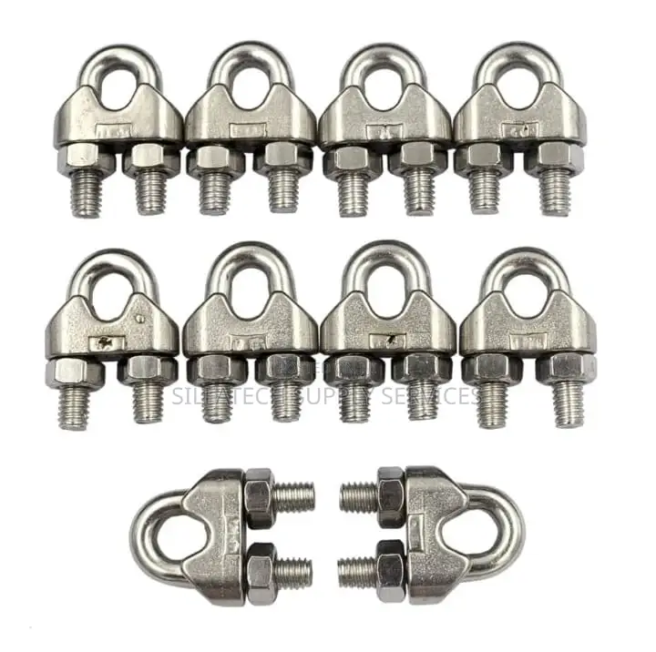 All Sizes of Stainless Steel Wire Rope Clip