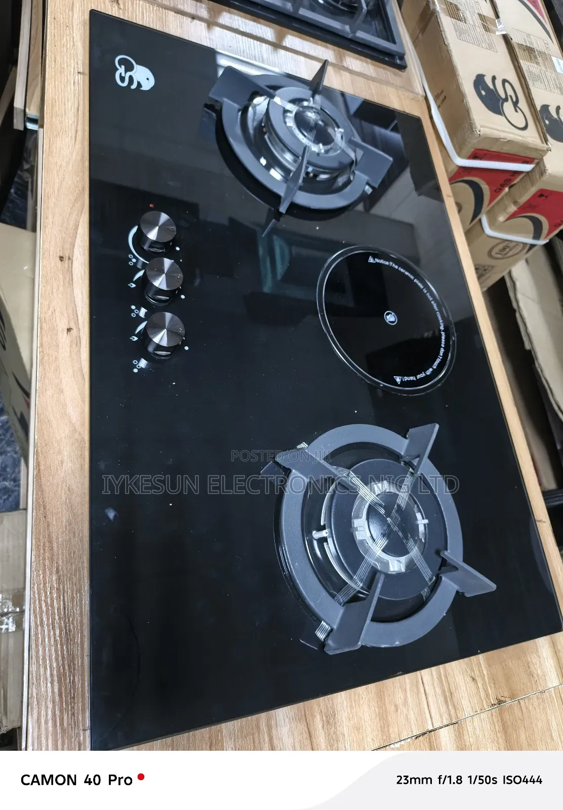 Original Gs 2+1 Built-in Gas Electric Cooker Automatic