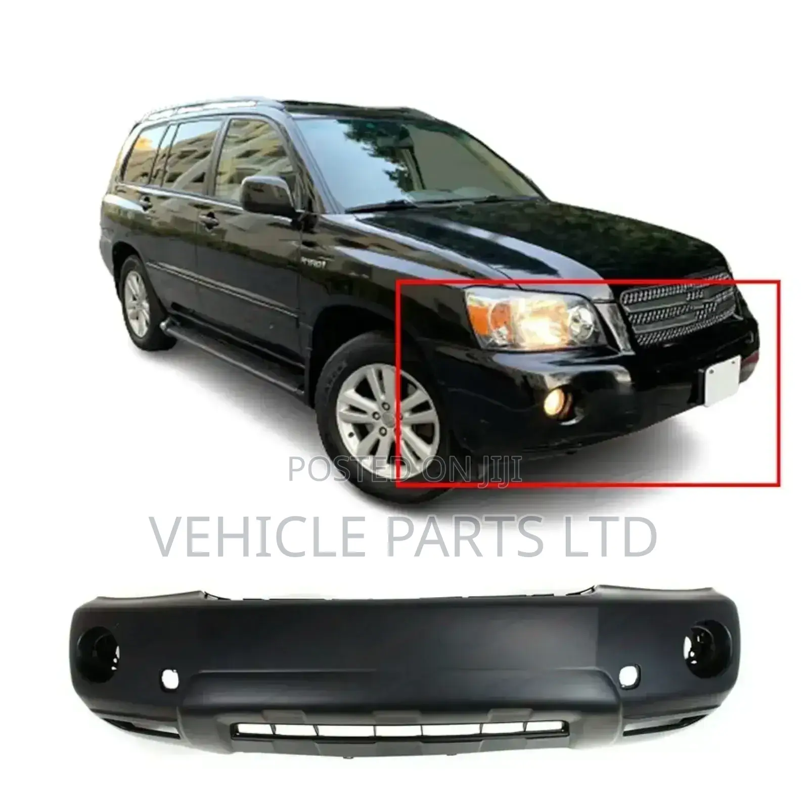 Front Bumper Toyota Highlander 2002-2007