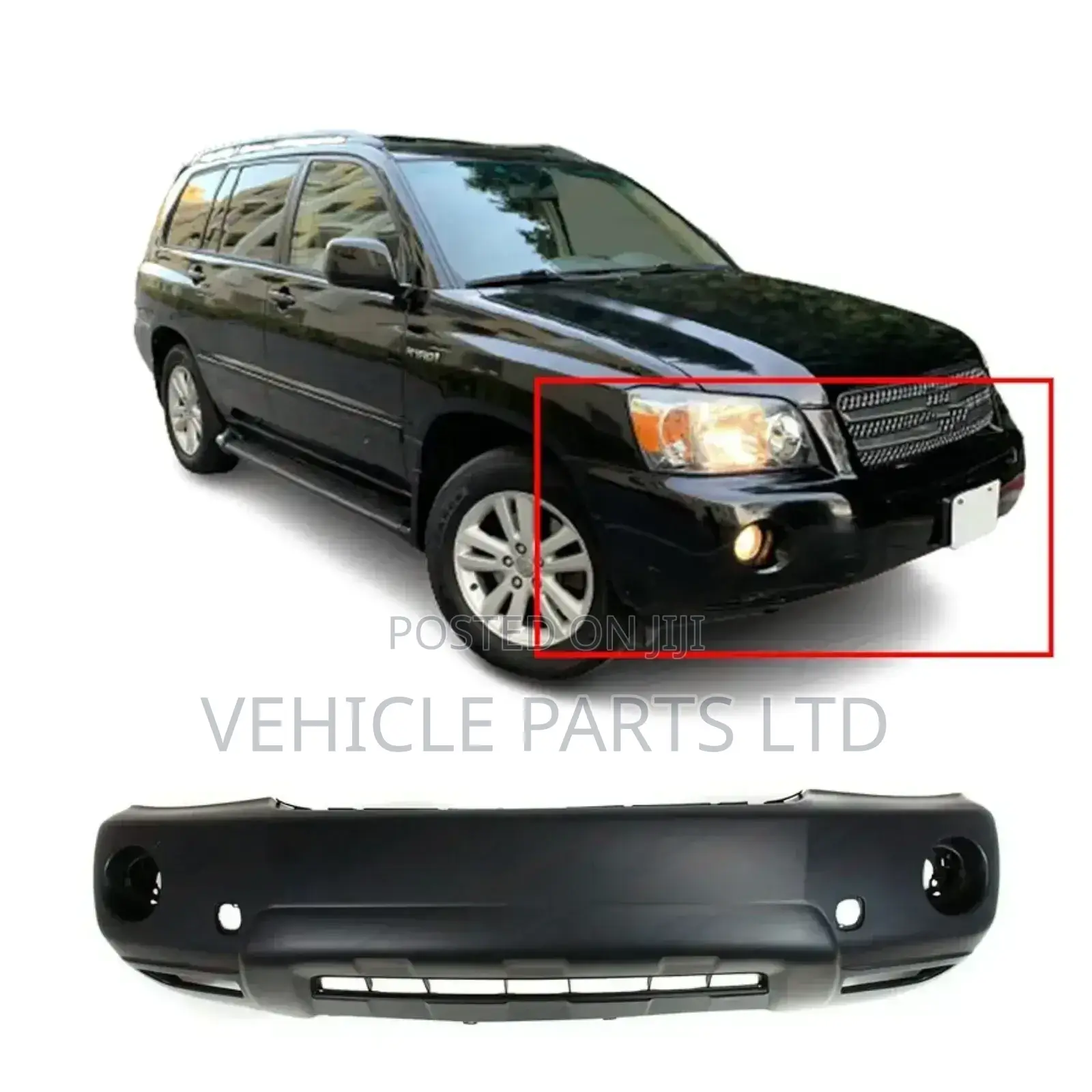 Front Bumper Toyota Highlander 2004-2007