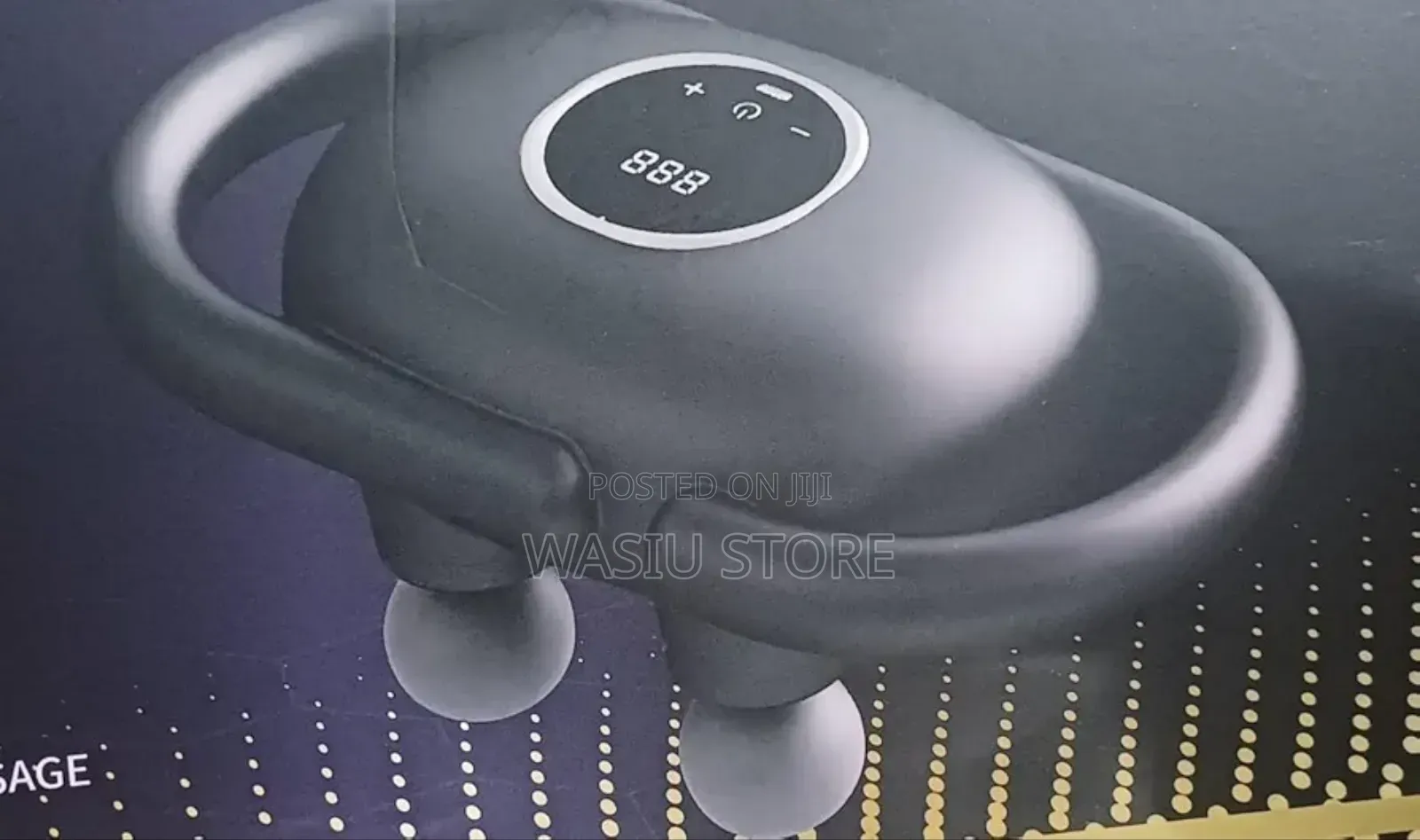 Rechargeable 4-Head Fascia Massage Gun for Deep Tissue