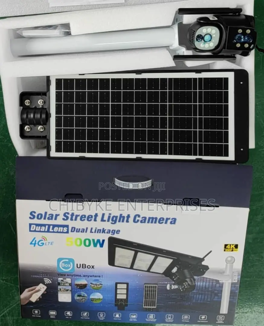 Dual Lens Solar Street Light Camera