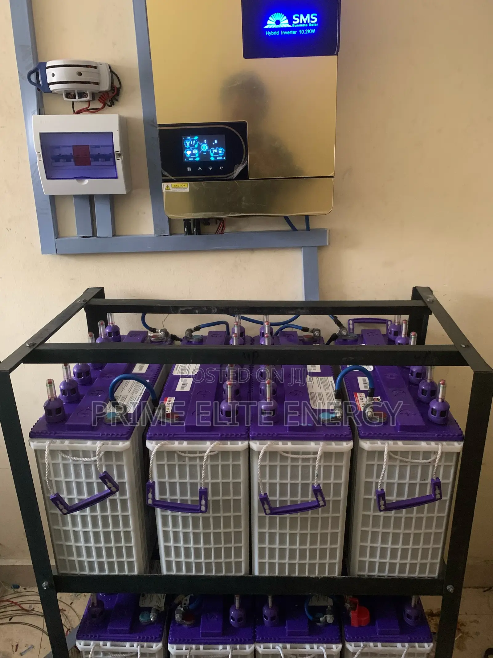 Sms 10.2kva 48v Setup With 220ah X8 Tubular Battery Backup