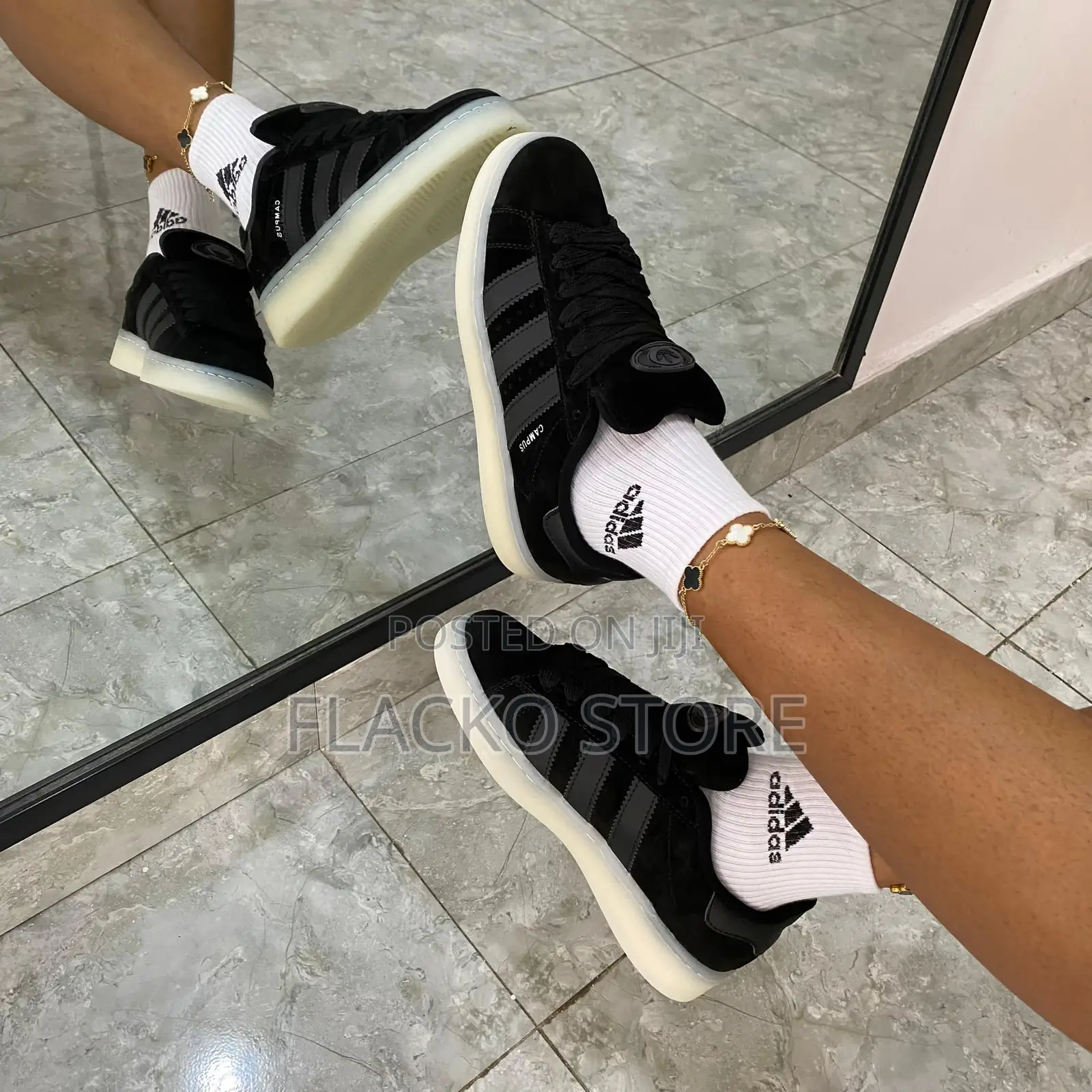 Original Adidas Campus 00s Black Almunia Sneakers