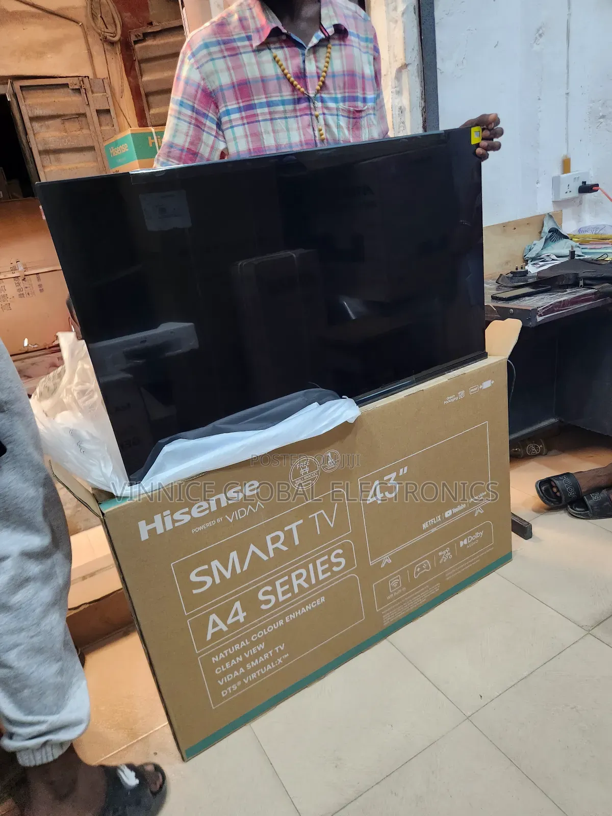 43inches Hisense Smart Television Uhd A4 Series