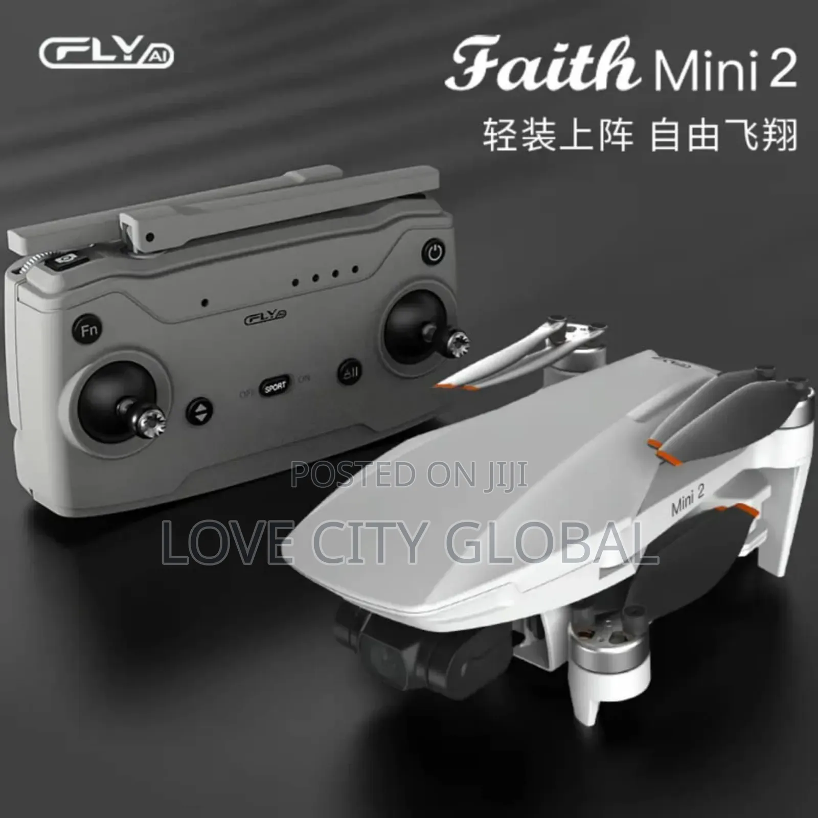 Faith Mini 2 Drone Faith2 Cfly 5km 5g Wifi Uhd, 2 Battery