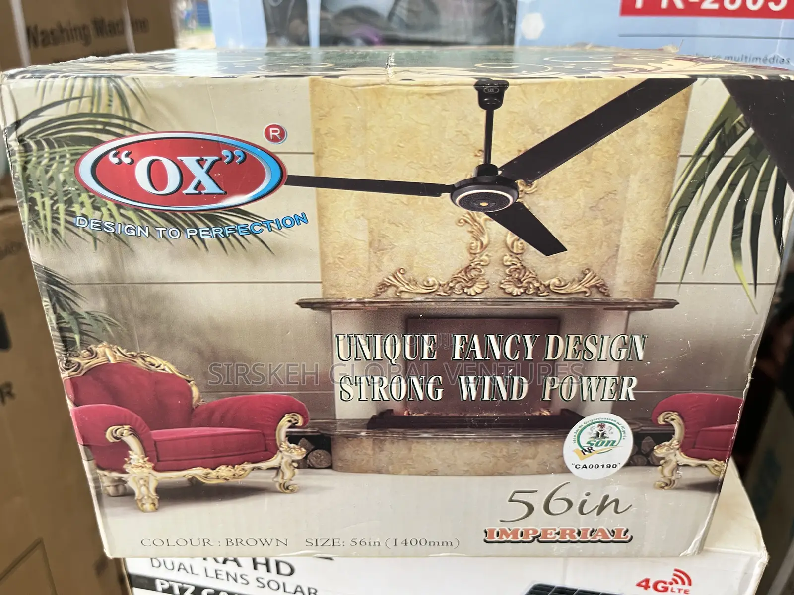 56” Ox Ceiling Fan