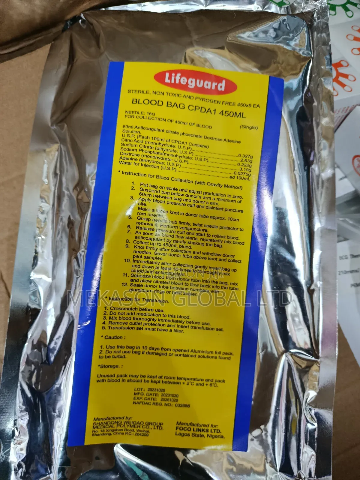 Blood Bag 450ml