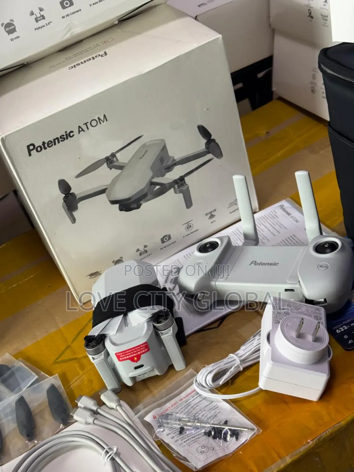 Potensic Atom Drone 3 Batteries GPS Hd 6km Fly More Combo