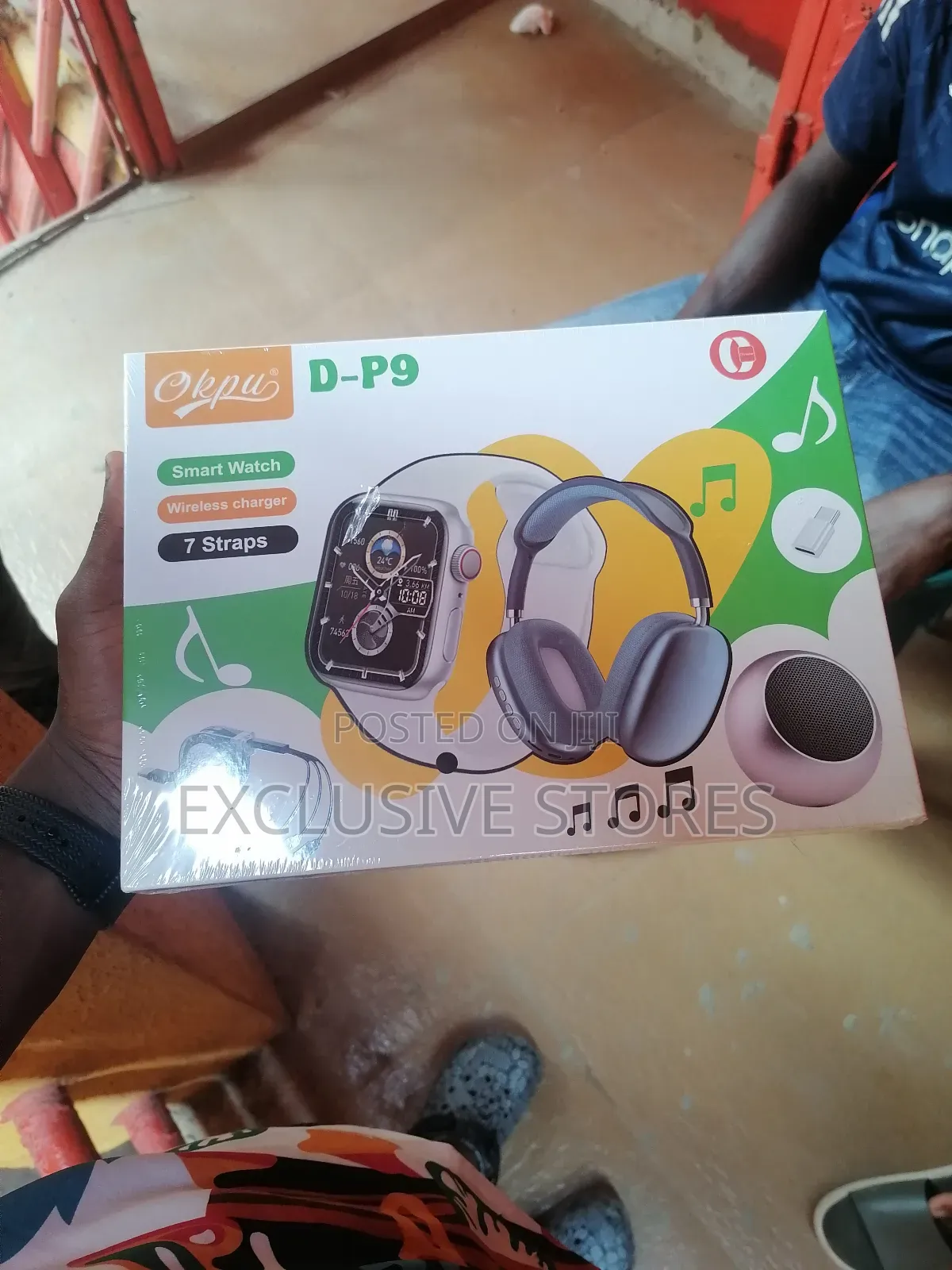 D-p9 Smartwatch Combo Set