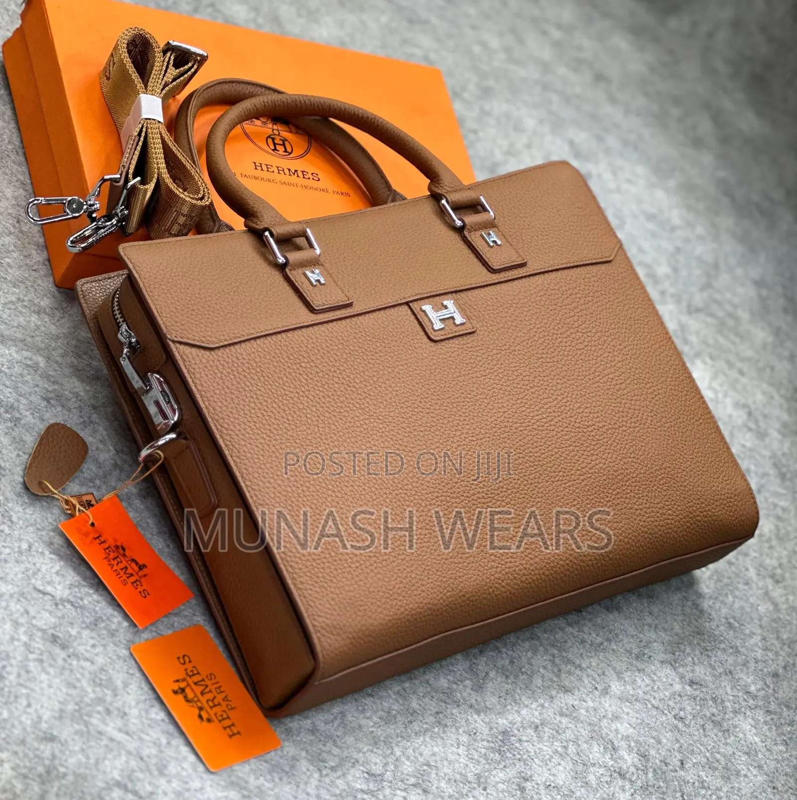 Original Leather Hermes Laptop Bag