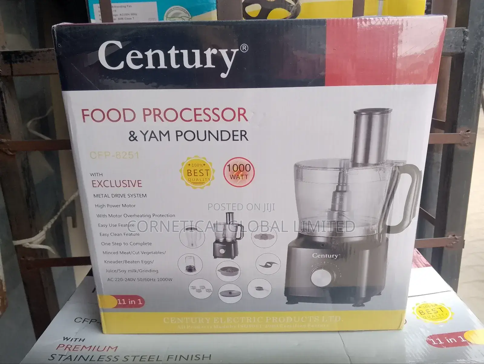 Century Food Processor Yam Pounder CFP-8251