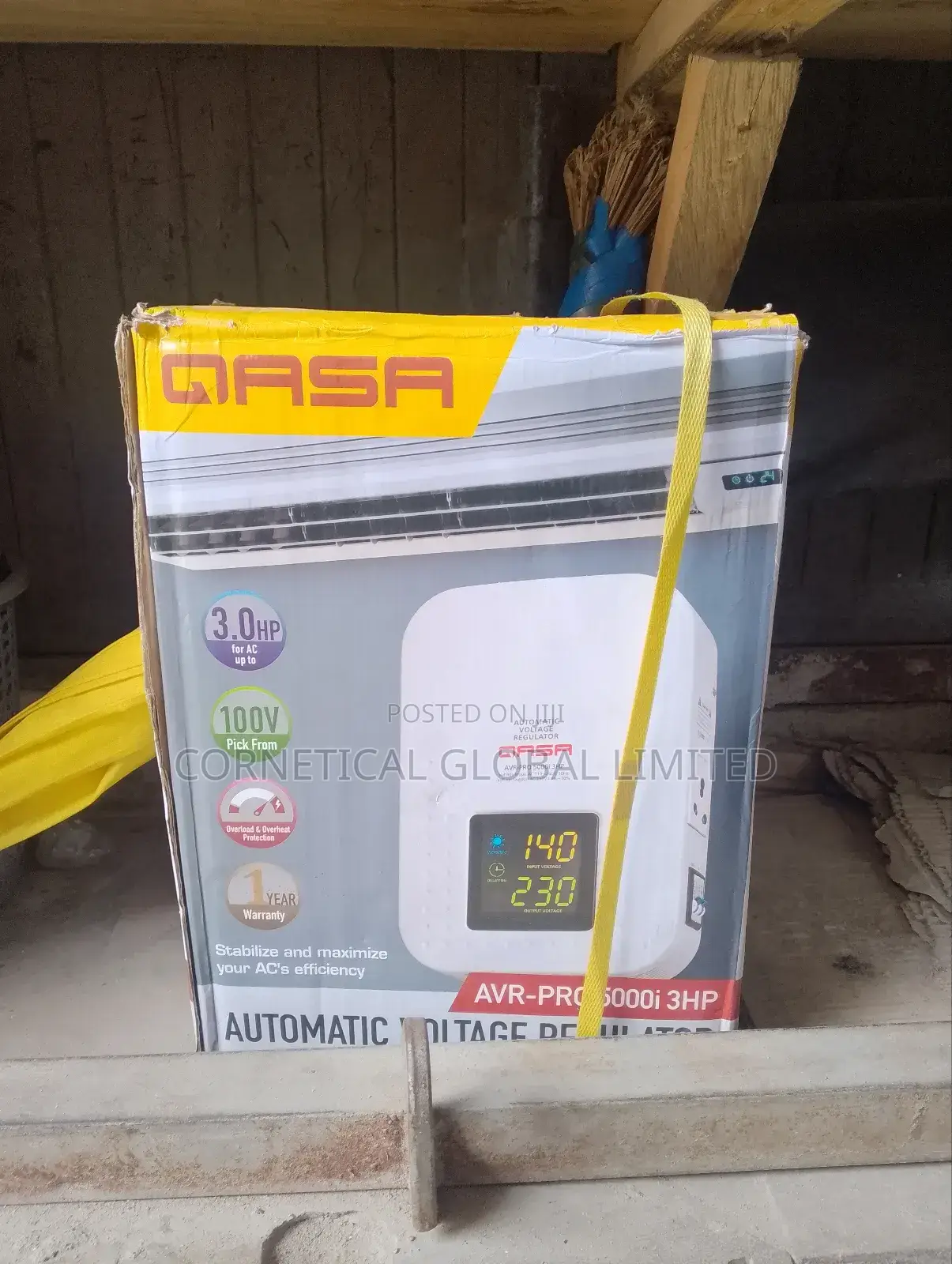 Qasa 5000w Automatic Voltage Regulator Wall Mount Stabilizer