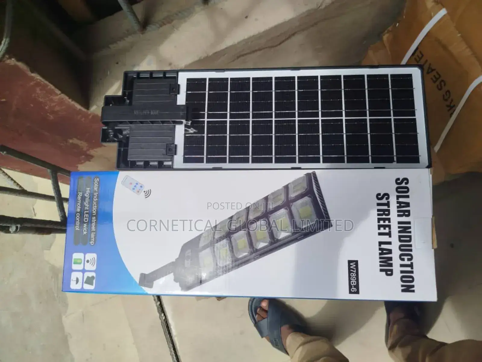 Solar 1000w Street Led Lamp Light With Remote Control W789b-6