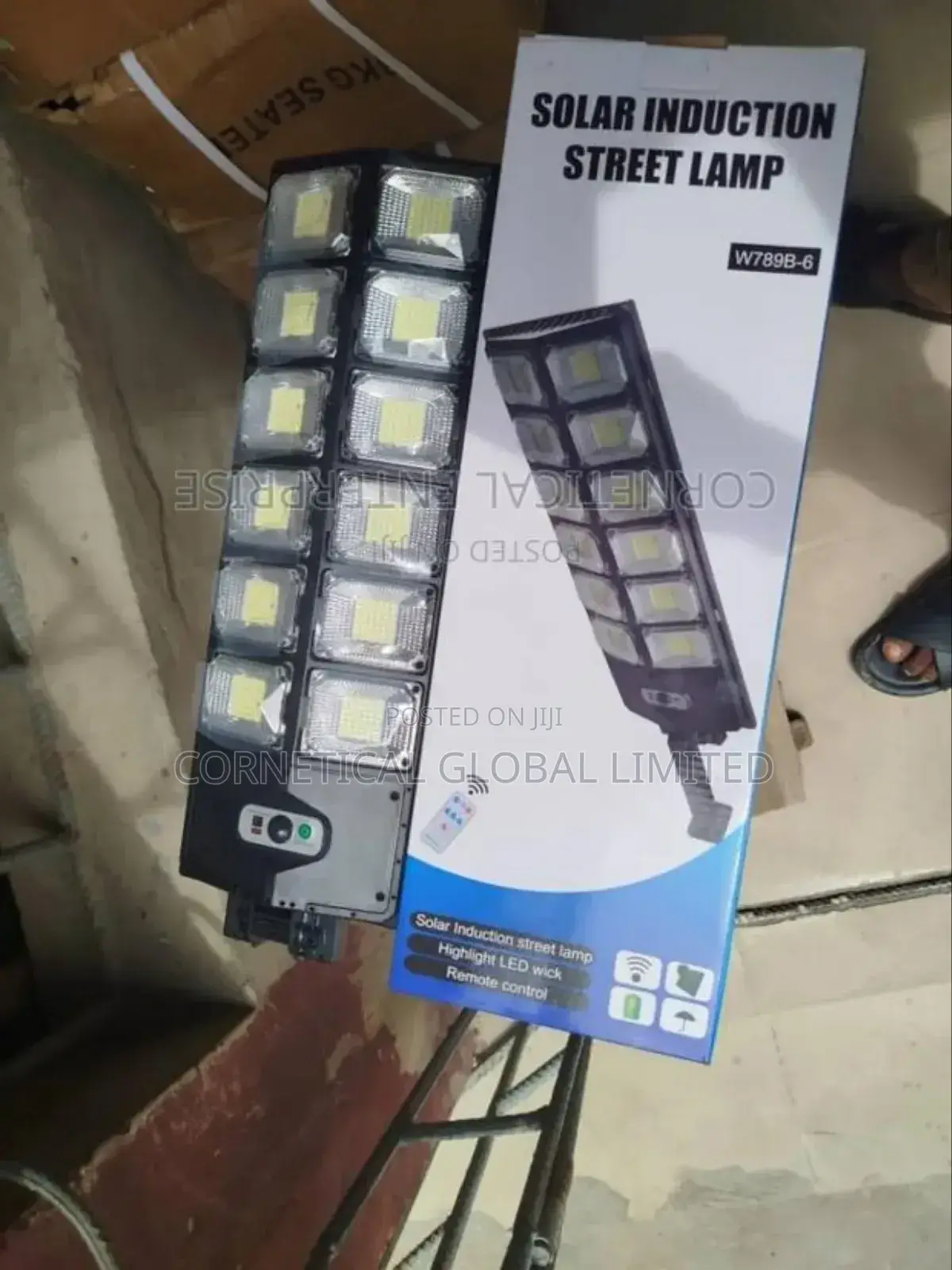 Solar 1000w Street Led Lamp Light With Remote Control W789b-6