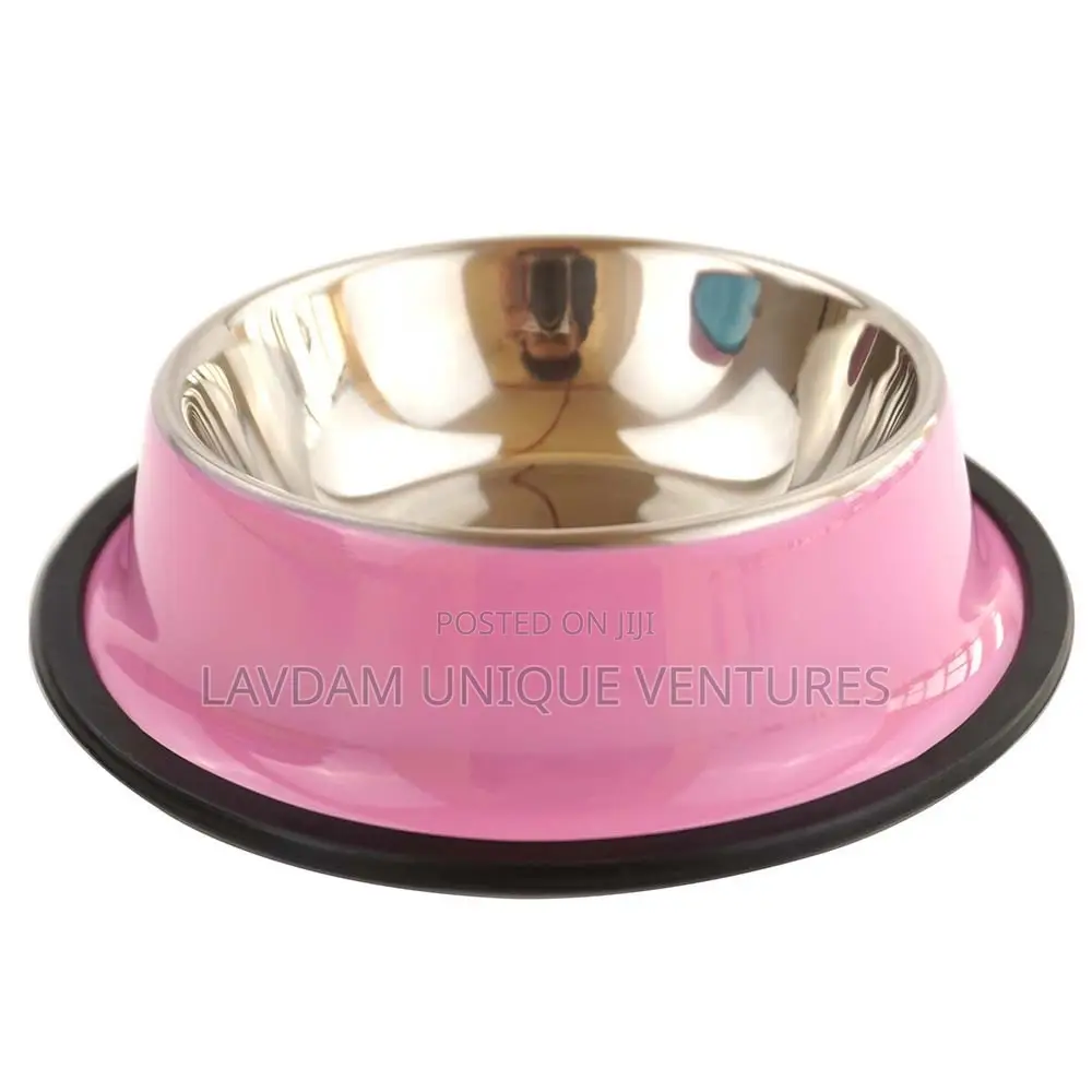 Stainless Steel Pet Bowl –Colorful Food Bowl for Dogs Cats