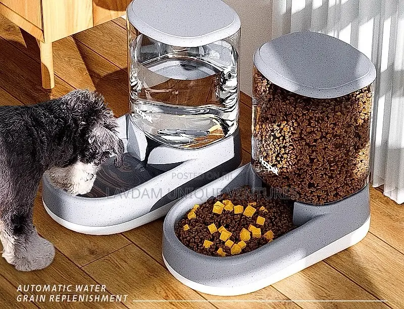 2-in-1 Automatic Pet Feeder Water Dispenser