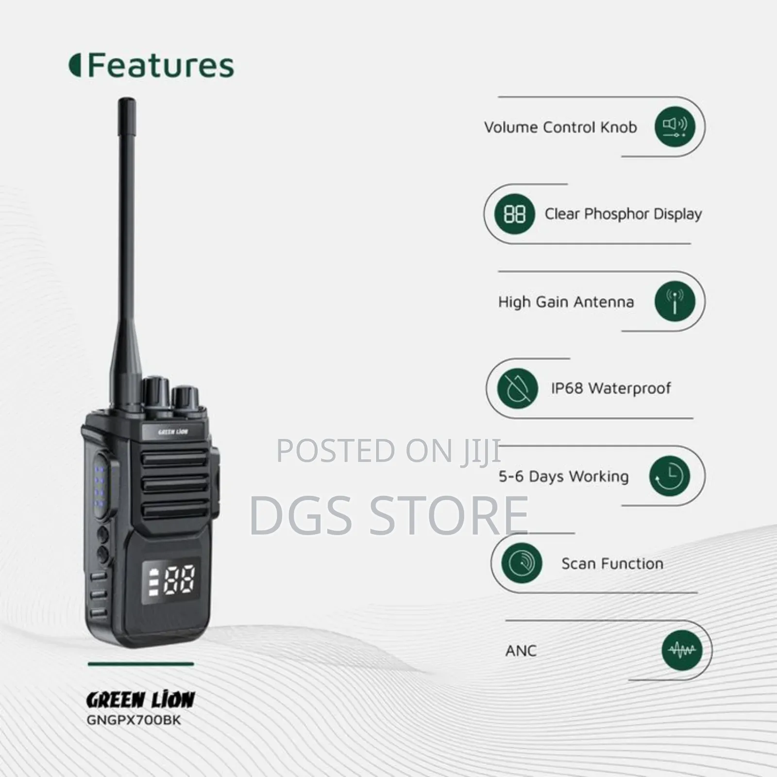 Green Lion Gpx700 Walkie Talkie