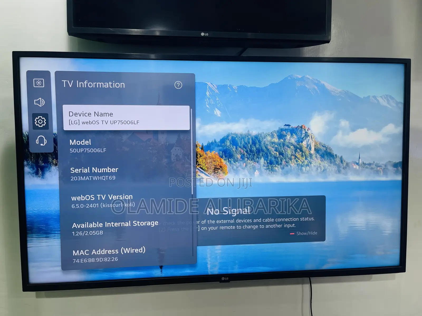 Lg 50" Uhd Webos Smart Tv, Ai Thinq, Active HDR 2021