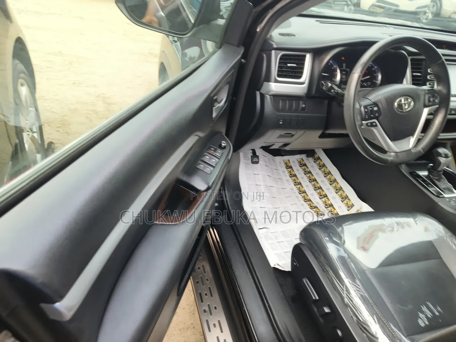 Toyota Highlander XLE V6 4x2 (3.5L 6cyl 6A) 2016 Black