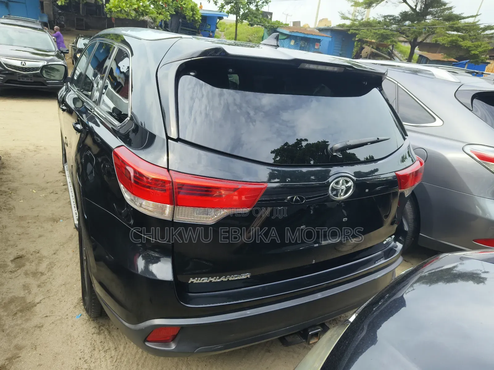 Toyota Highlander XLE V6 4x2 (3.5L 6cyl 6A) 2016 Black