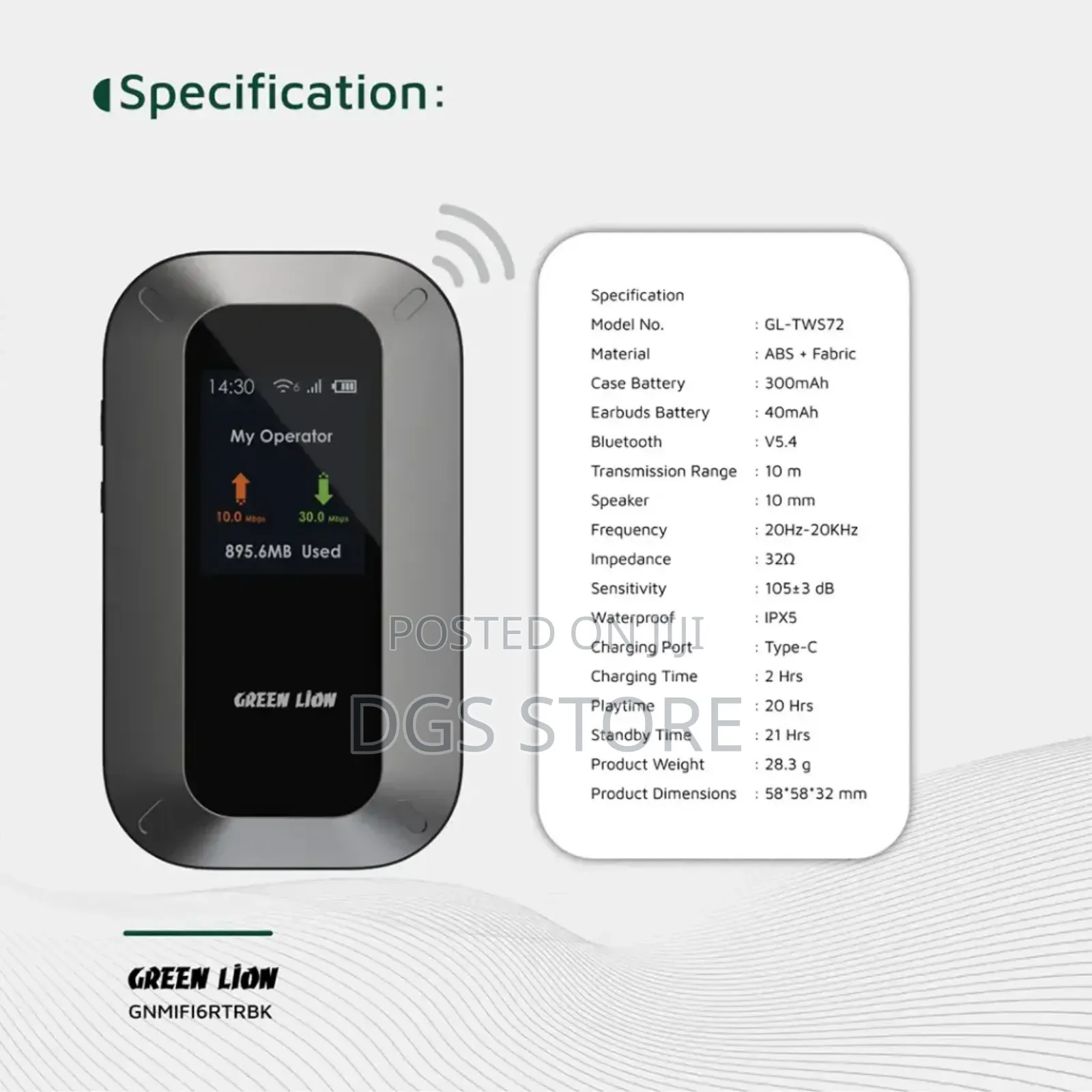 Green Lion Portable Mifi Router