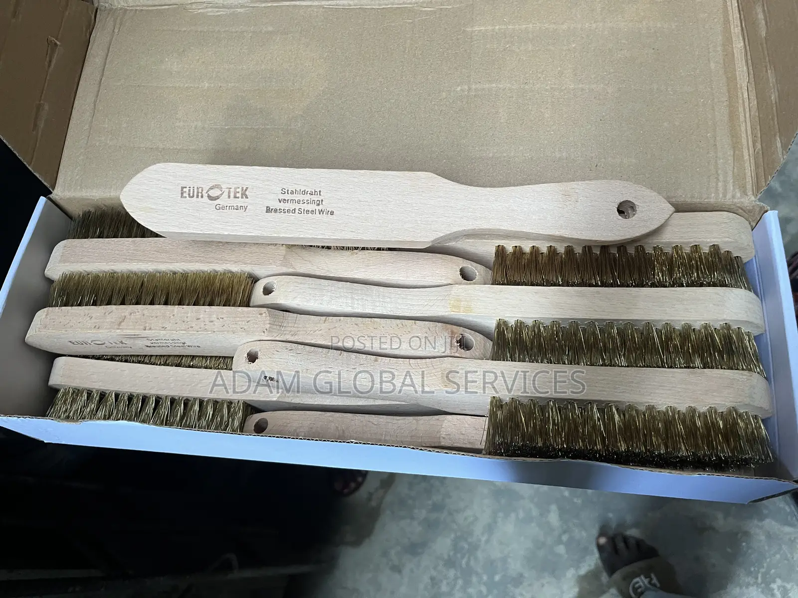 12pcs Brass Steel Wire Hand Brush