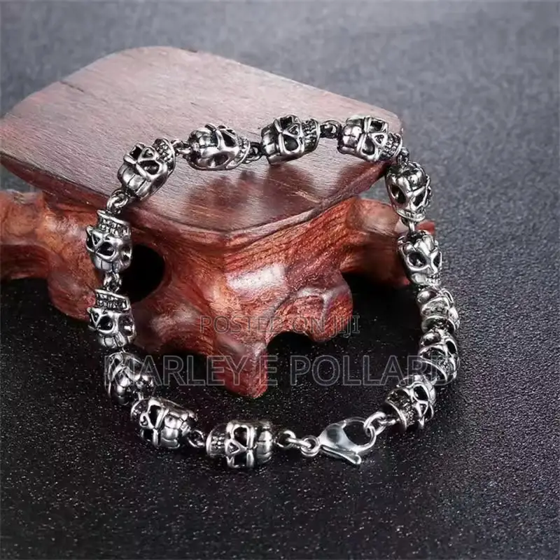 Chrome Hearts Vintage Wrist Punk Silver Bracelet