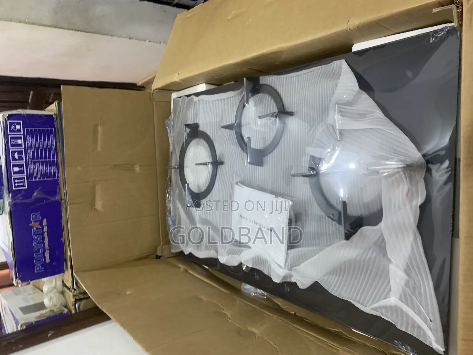 Built-in Polystar Gas Hob Pv-Jy3802– 3-Gas Stainless Finish