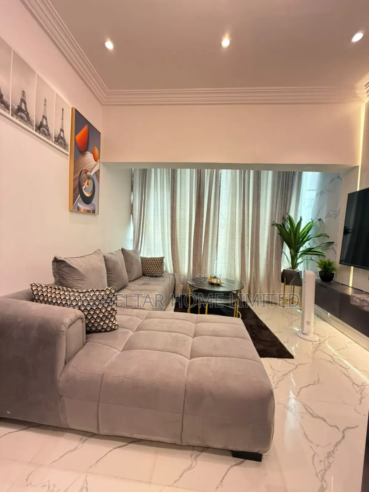 Furnished Mini Flat in Lekki Garden Estate, Chevron for rent