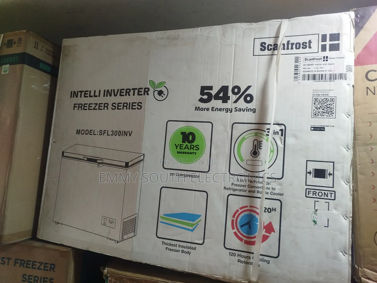 Scanfrost Inverter Chest Deep Freezer