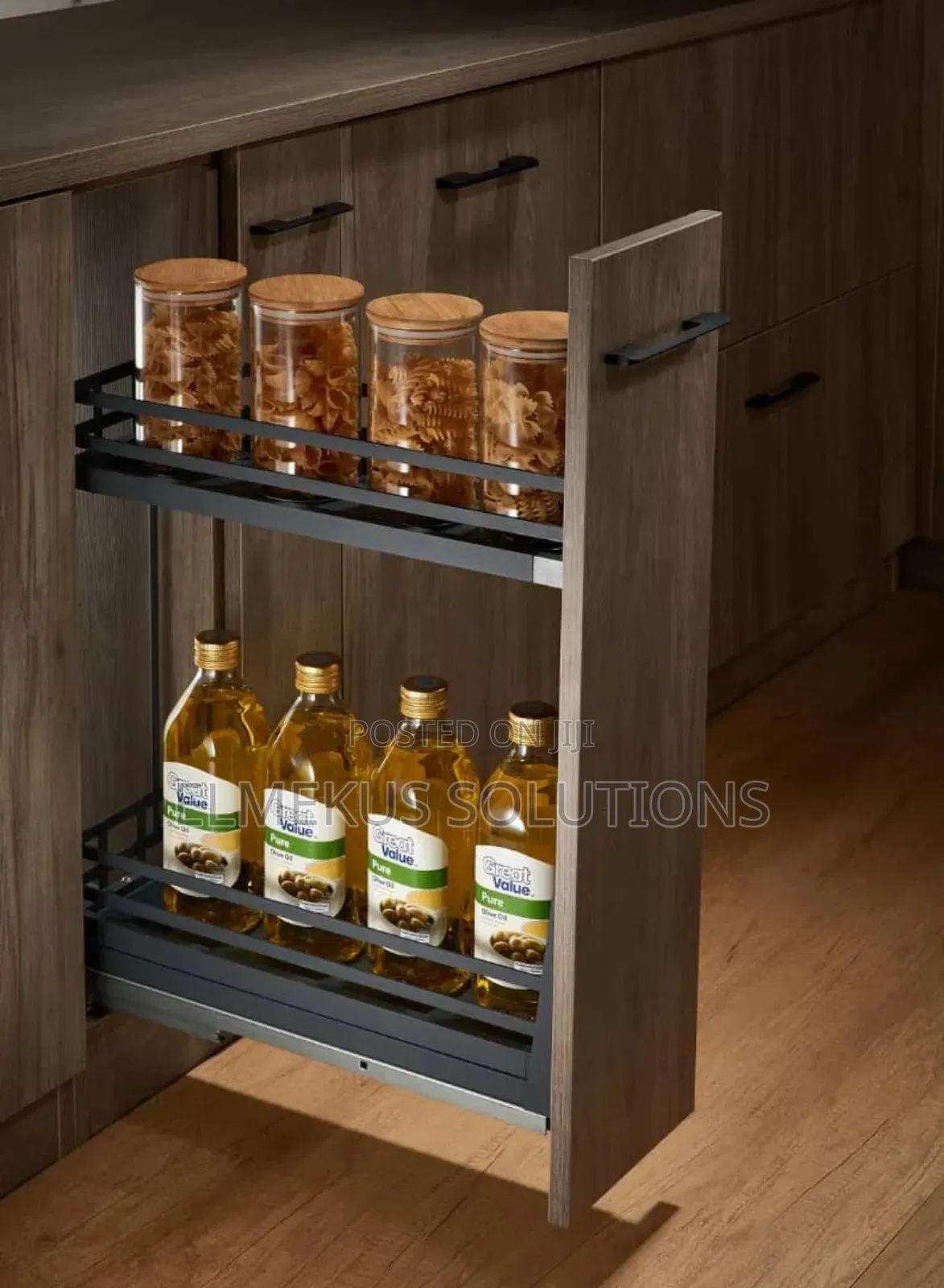 Pullout Spice Bottle Rack (Anthracite)