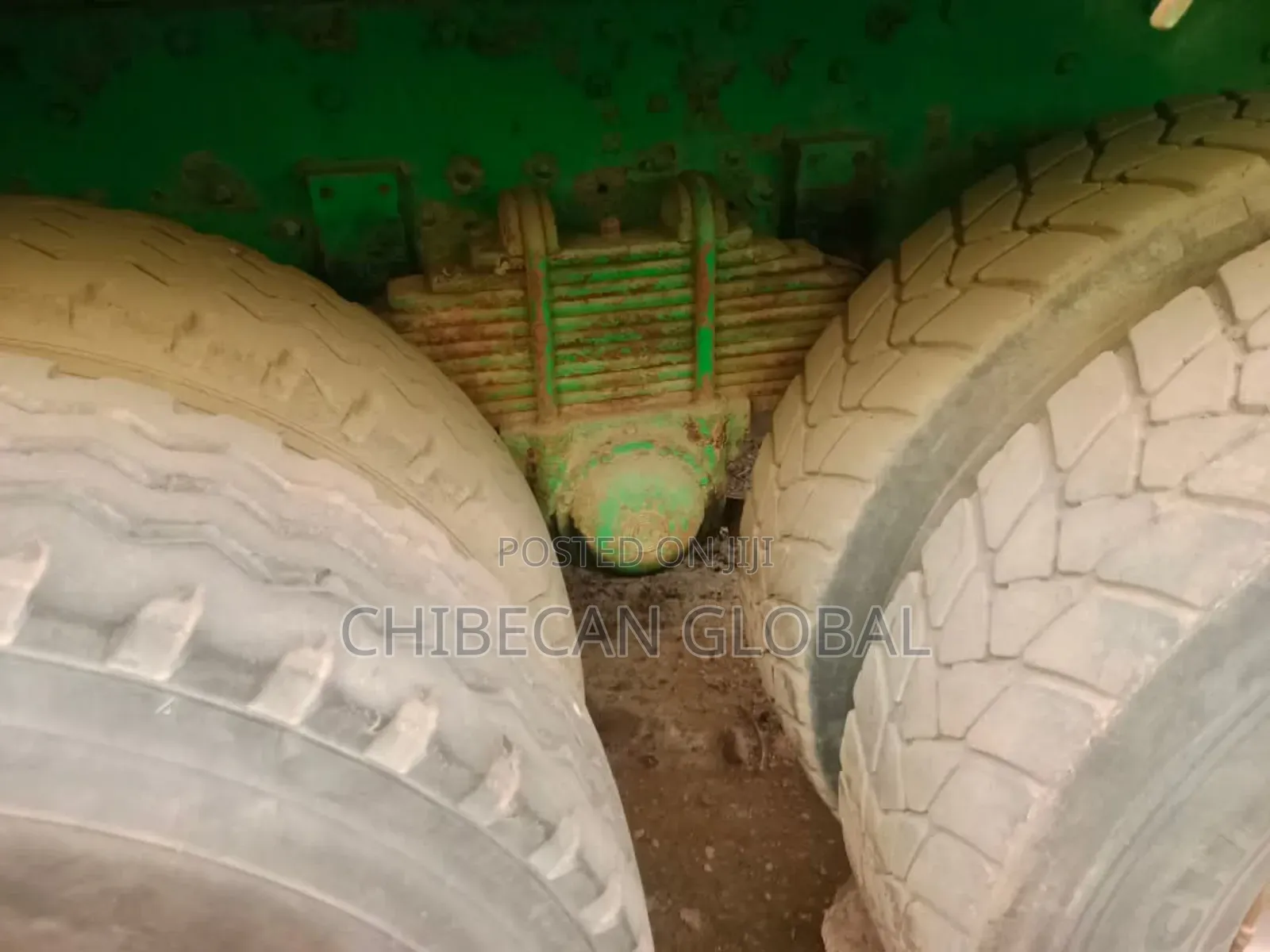Steyr Tipper Truck 10 Tyres 1998 Green