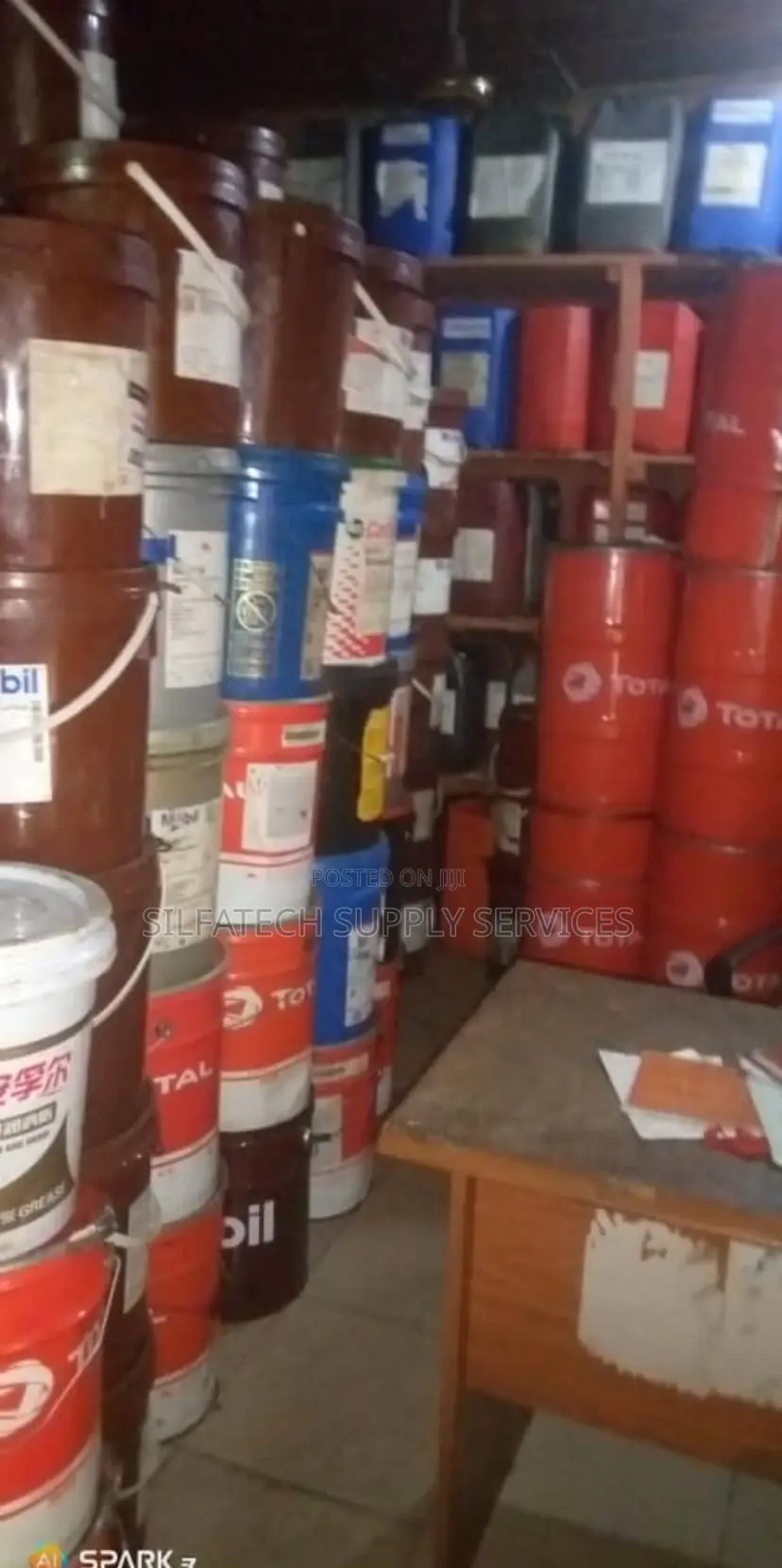 All Sizes of Oil and Grease