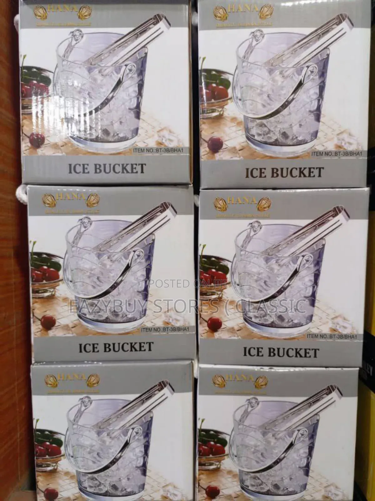 Glass Ice Bucket With Picker