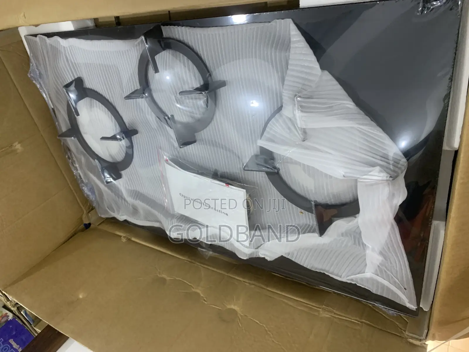 Polystar Gas Hob– 3 High-Efficiency Burners– Model Pv-Jy3802