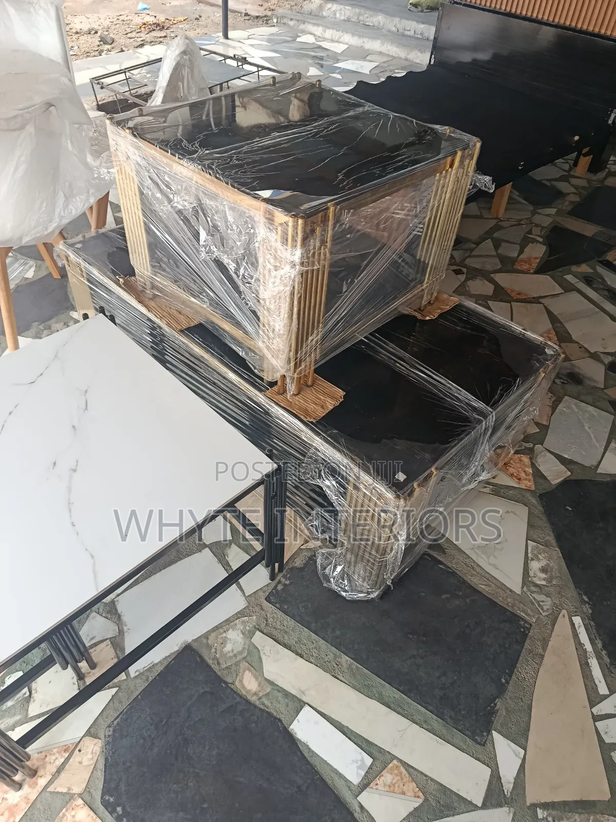 Center Table and Stools