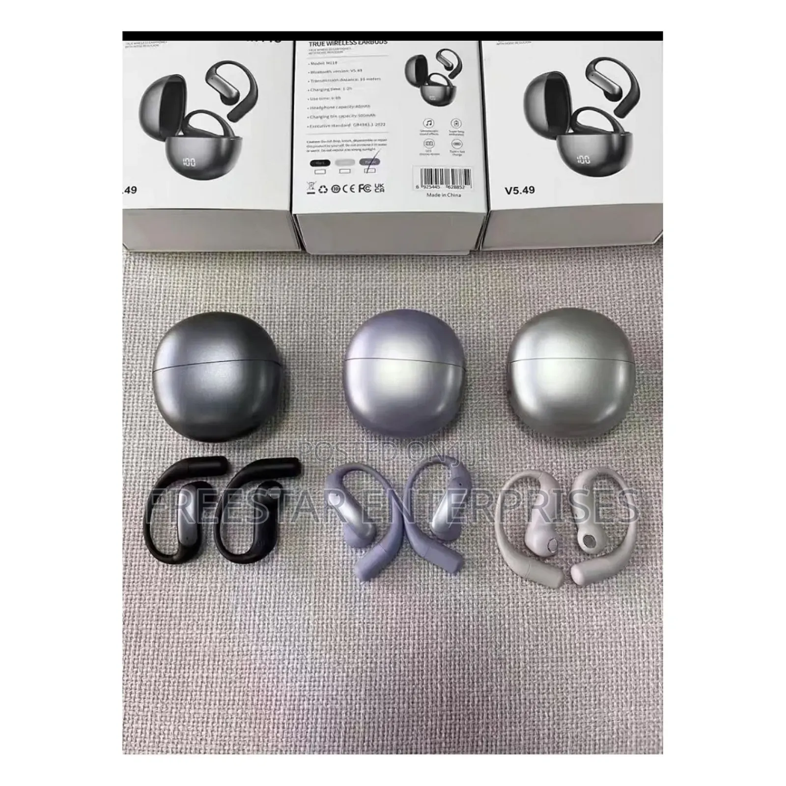 M118 Ai Language Translator Bluetooth Earbuds. Sports Earbud