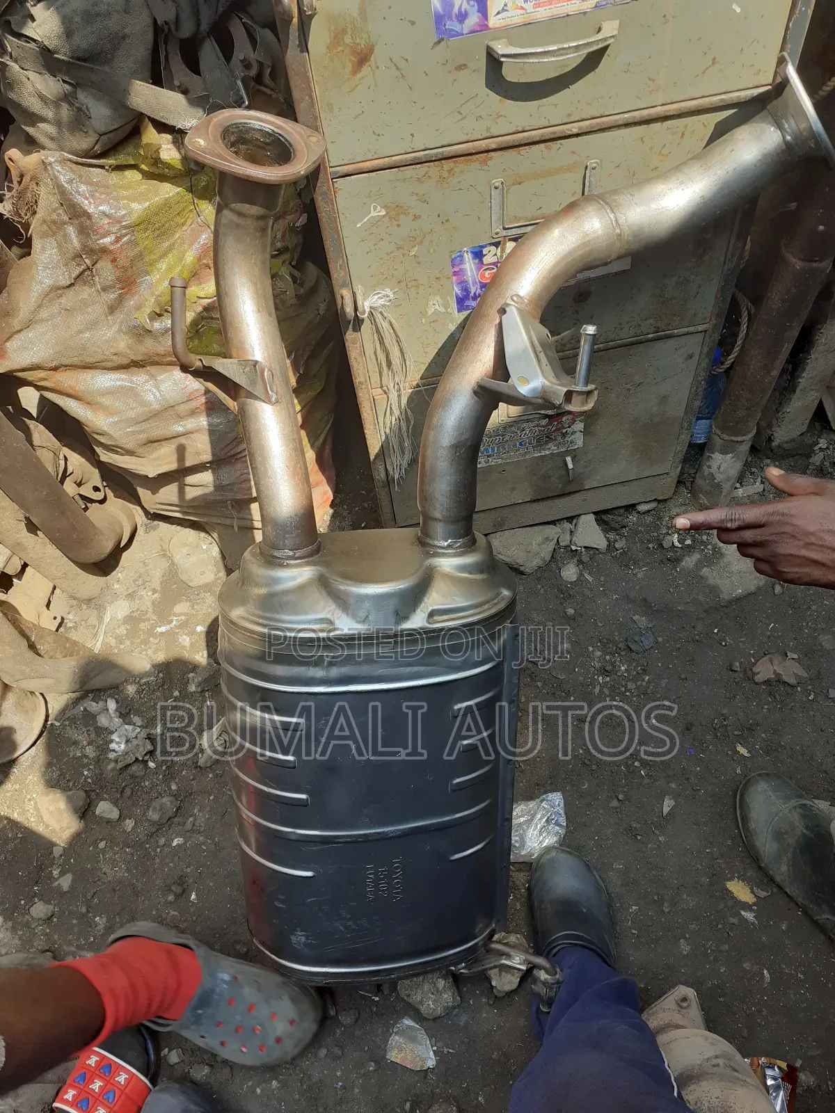 Exhaust Silencer Pot for Toyota Land Cruiser