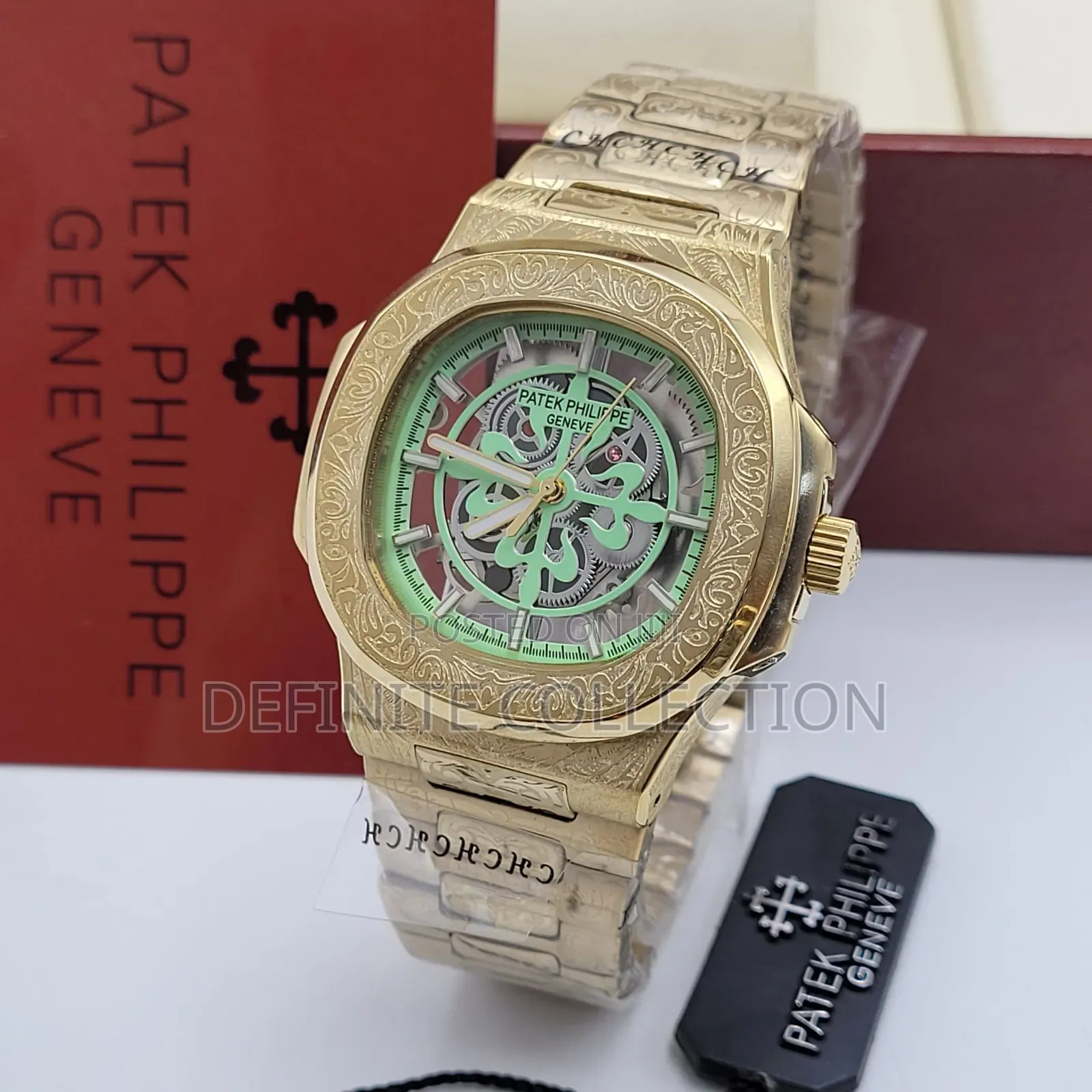 Crested Patek Phillipe Luxury Wristwatch