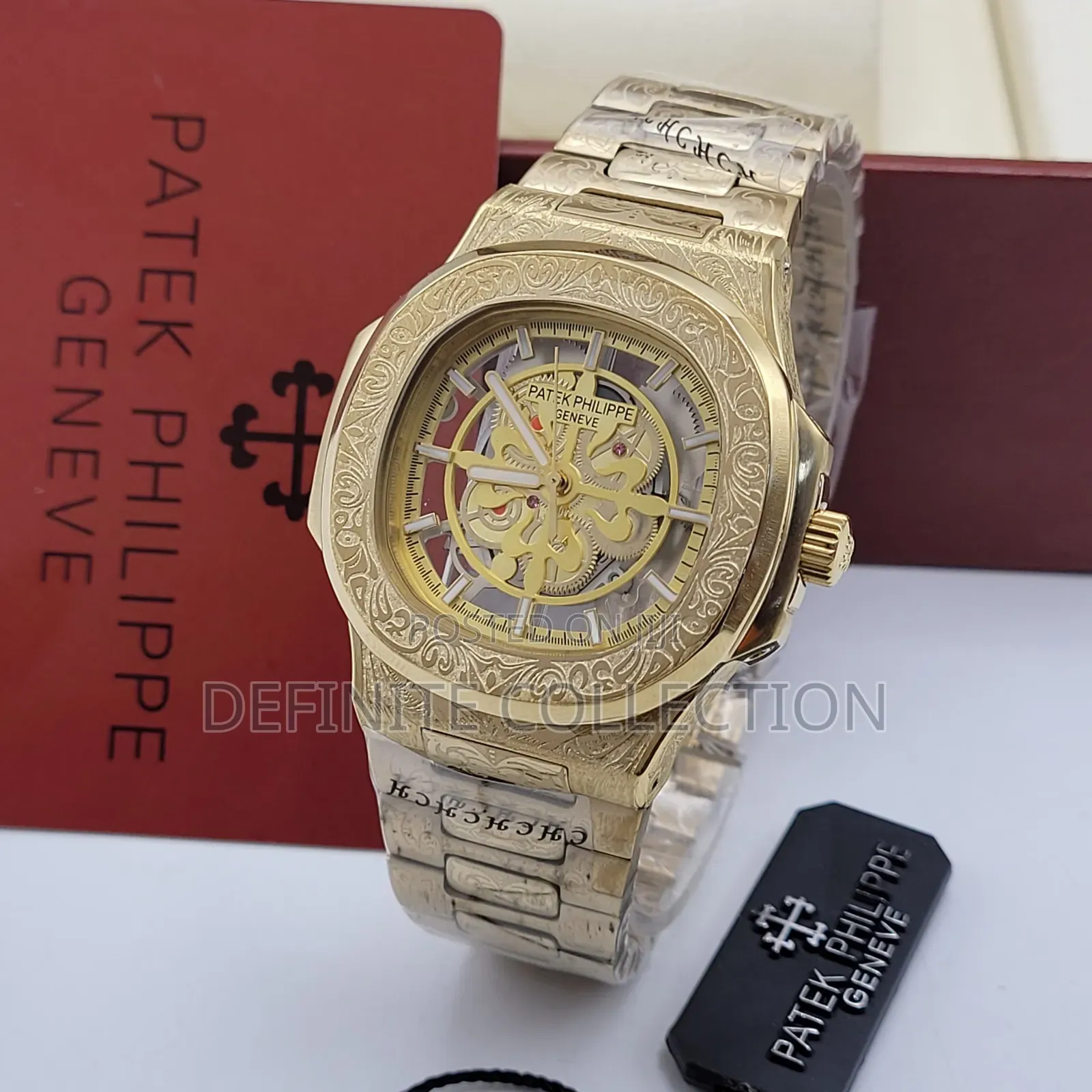 Crested Patek Phillipe Luxury Wristwatch