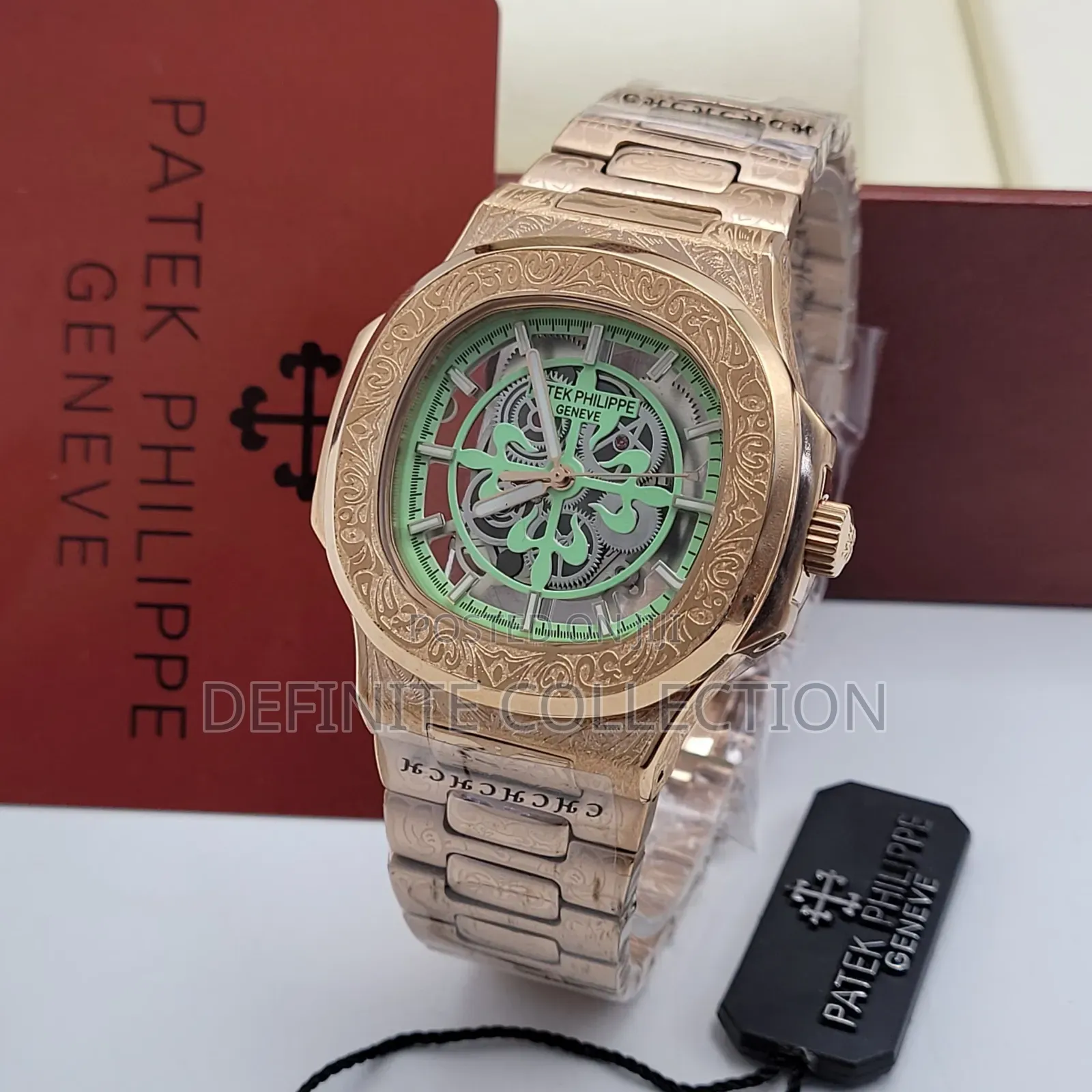 Crested Patek Phillipe Luxury Wristwatch
