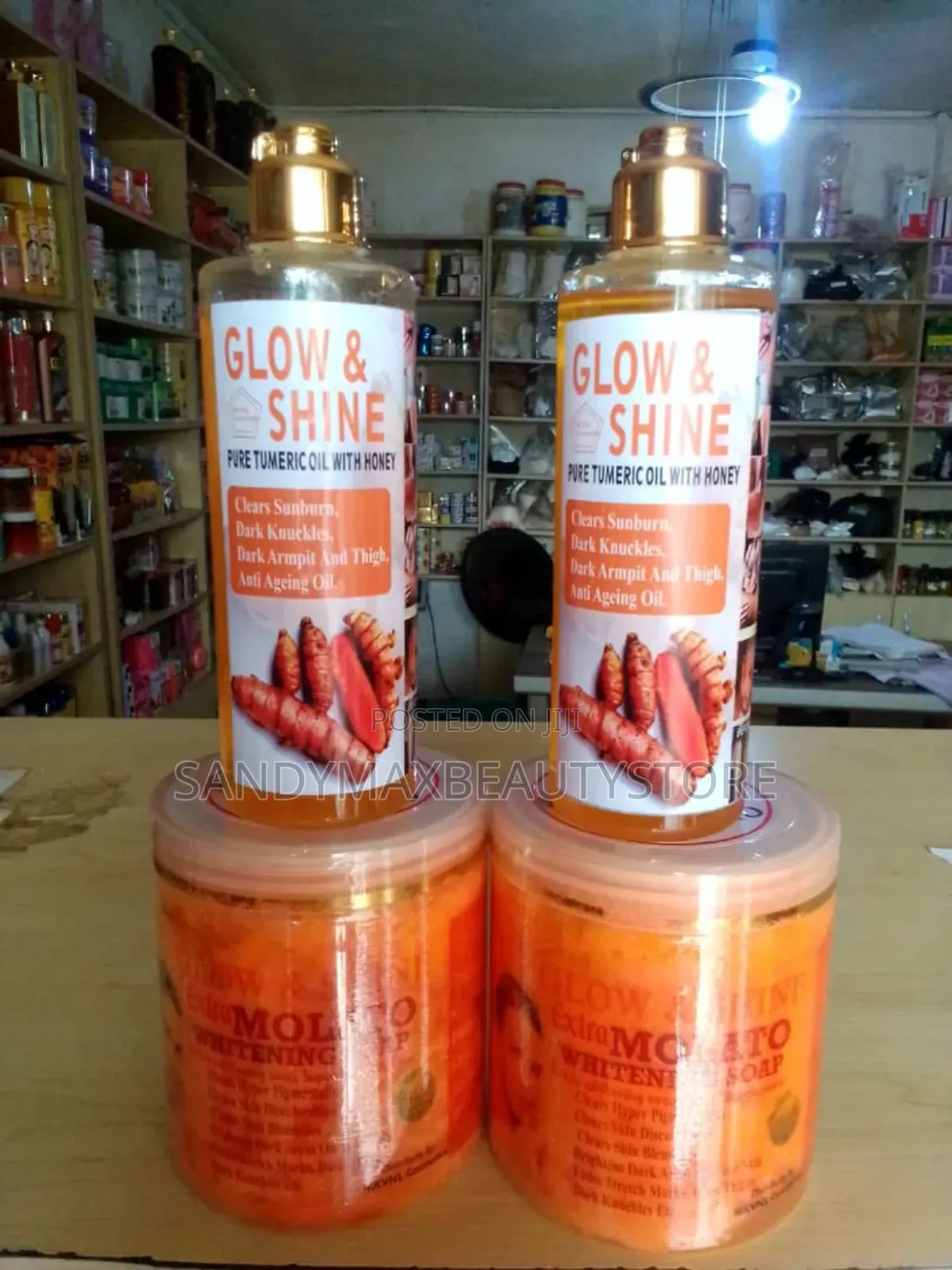 Glow and Shine Oil and Soap