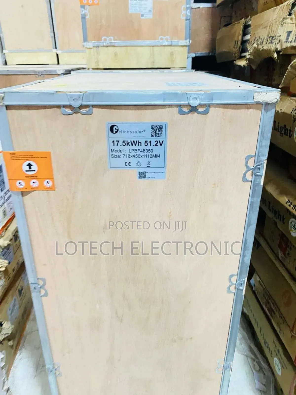 Felicity 17,500kwh 51.2v Lithium Battery (Model: ) – High-Cp