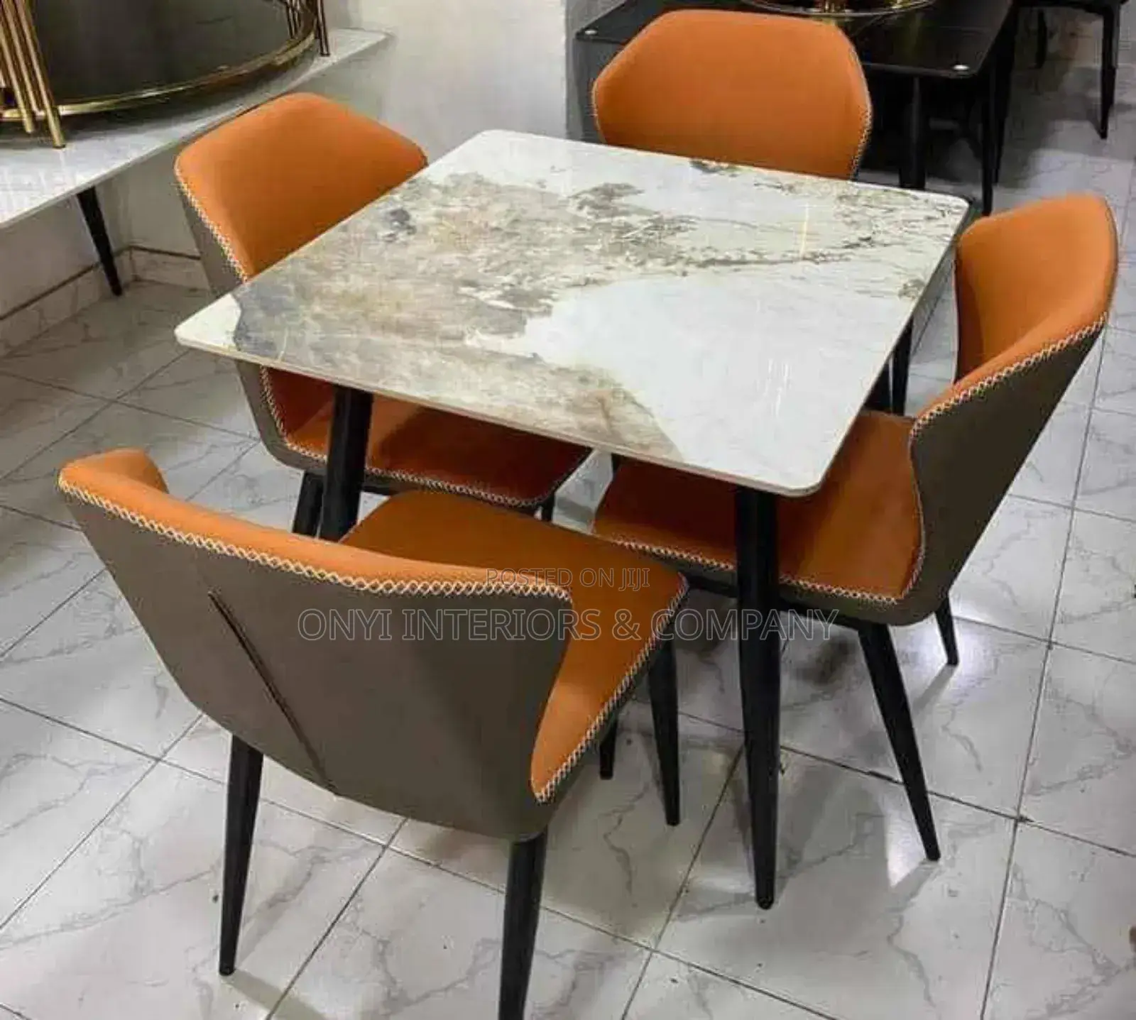 Iconic 4 Seater Marble Dining Table
